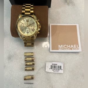 Michael Kors Gold Watch MK5605 with box and links